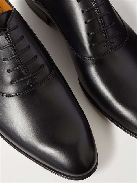 gucci perforated leather derby black sale 12|Gucci Oxford shoes for Men .